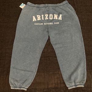 Arizona-Saguaro National Park Blue Wash Women’s Mid Rise Fleece Sweatpants Jrs